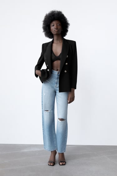 Image 0 of TAILORED DOUBLE-BREASTED BLAZER from Zara