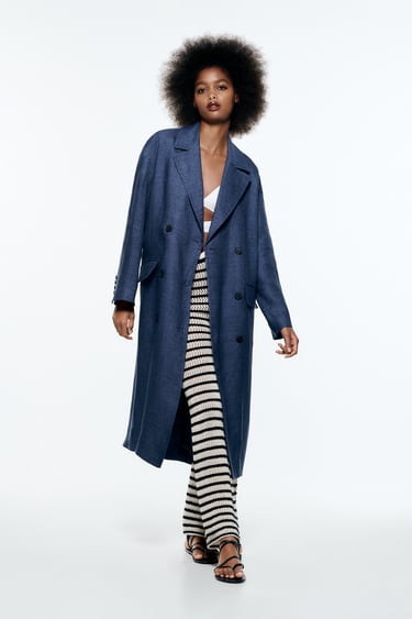 BUTTONED LINEN COAT LIMITED EDITION