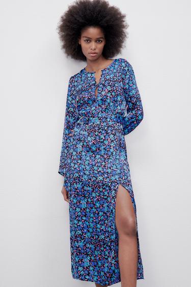 フラワーワンピース ワンピース ジャンプスーツ Woman Zara 日本 フラワーワンピース ワンピース ジャンプスーツ Woman Zara 日本