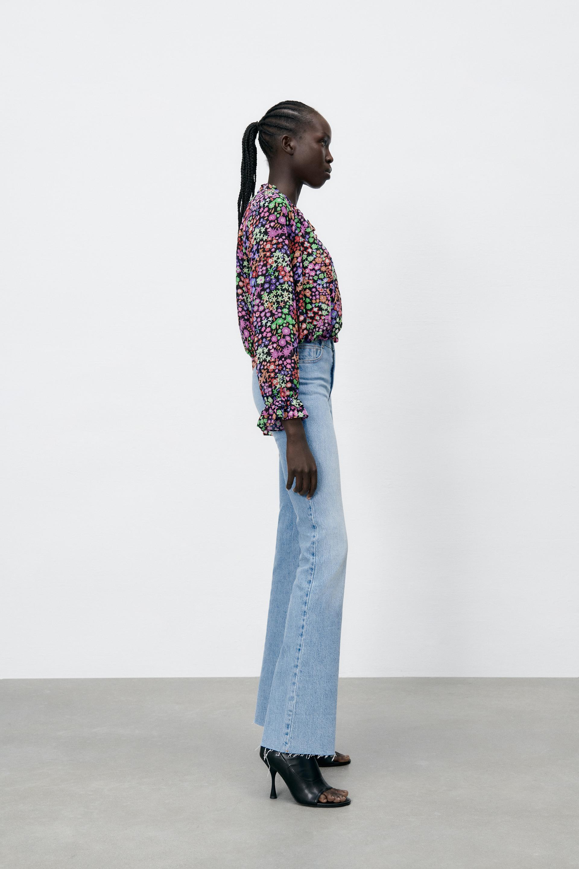 CROPPED PRINT TOP TRF | ZARA Chile
