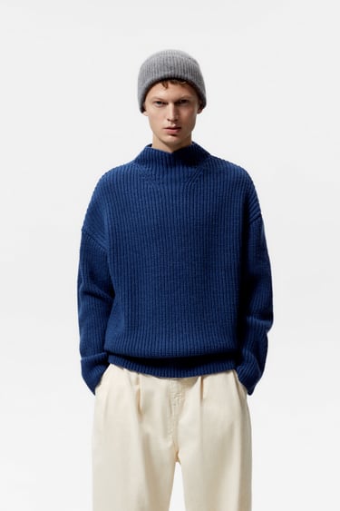Image 0 of HIGH NECK SWEATER from Zara