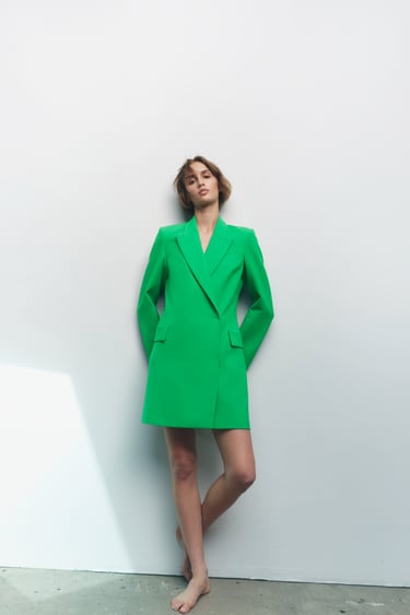 DOUBLE-BREASTED BLAZER DRESS