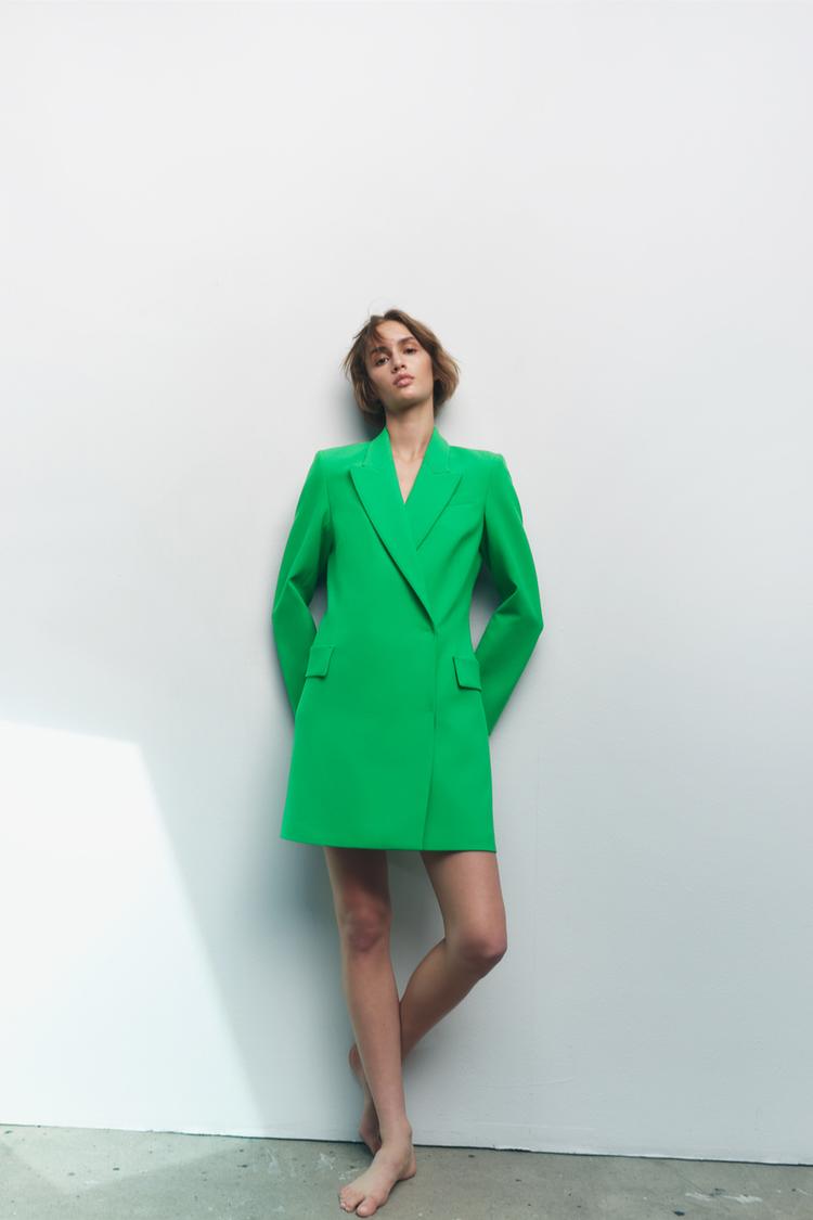 blazer jaune zara