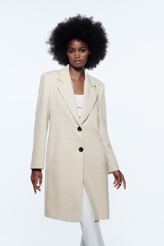 Plush Coat Ecru Zara United States, Trench Coat Baby Girl Zara