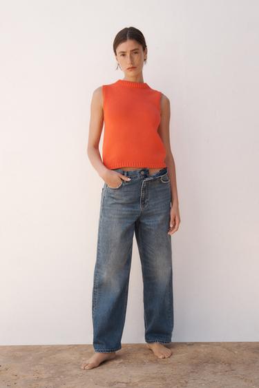 top orange zara