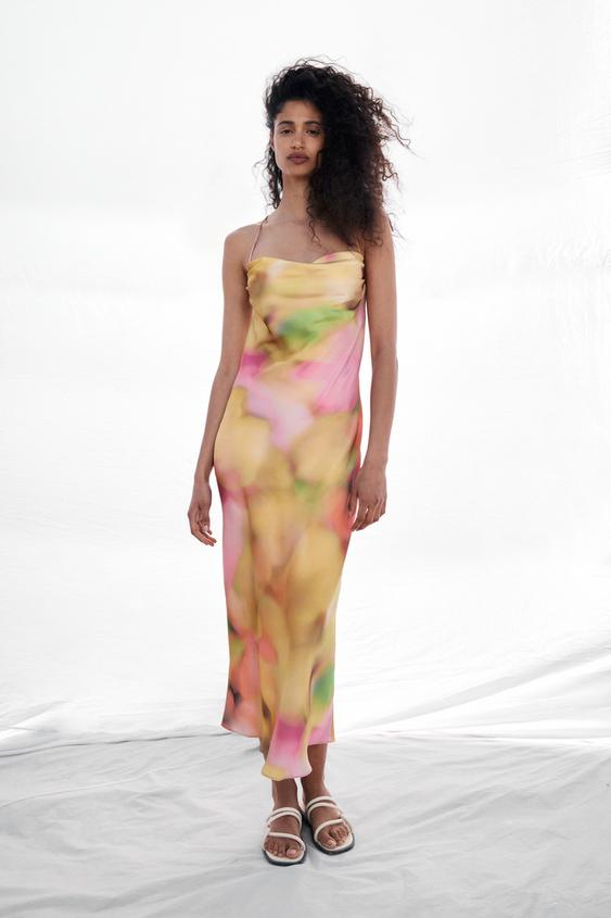 タイダイ キャミソールワンピース マルチカラ Zara Japan 日本 タイダイ キャミソールワンピース マルチカラ Zara Japan 日本