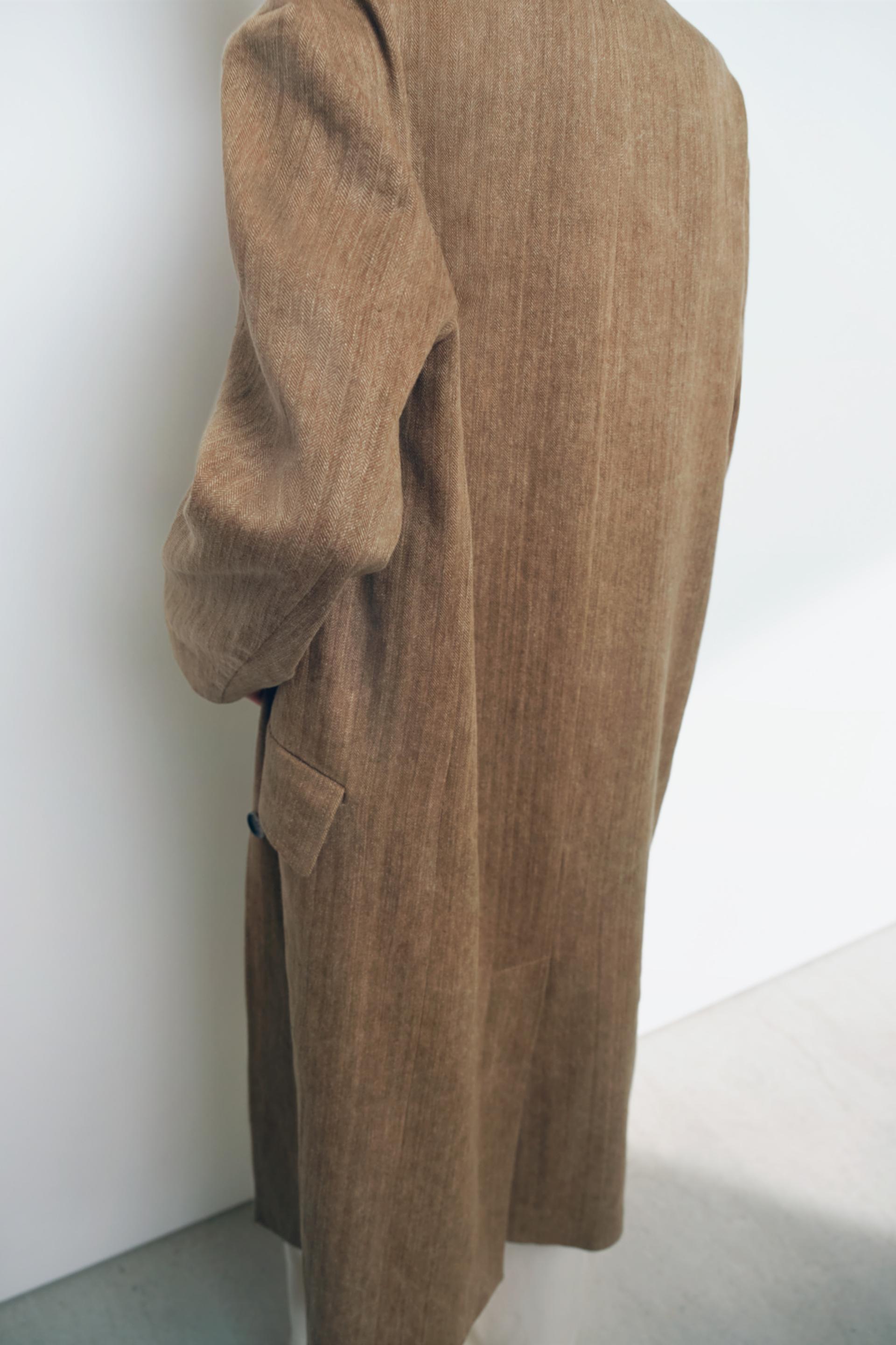 zara rustic coat