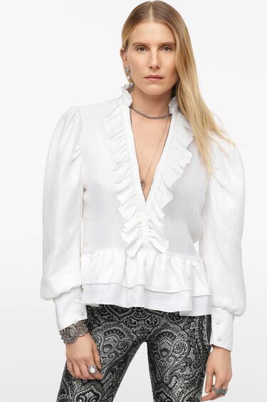 RUFFLED BLOUSE - LIMITED EDITION