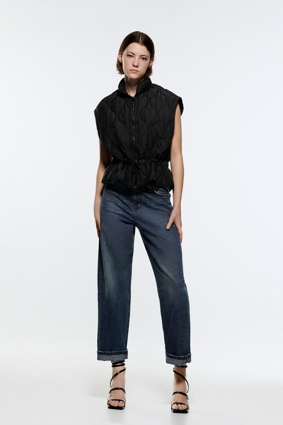 PUFFER GILET - Black | ZARA Australia