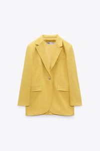 blazer jaune zara