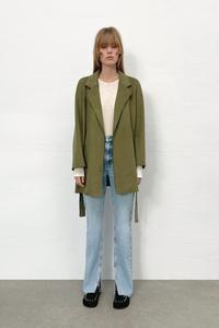 zara green suede jacket
