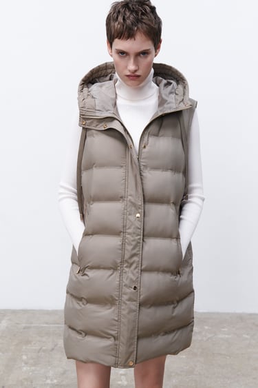 SEAMLESS QUILTED GILET WITH WATER AND WIND PROTECTION