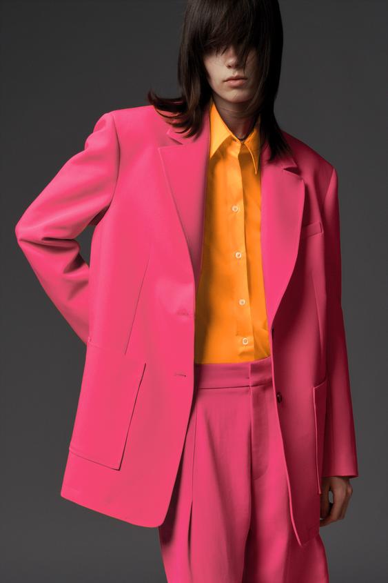 Εικόνα 0 του ΠΟΥΚΑΜΙΣΟ ΠΟΠΛΙΝΑ OVERSIZE από Zara