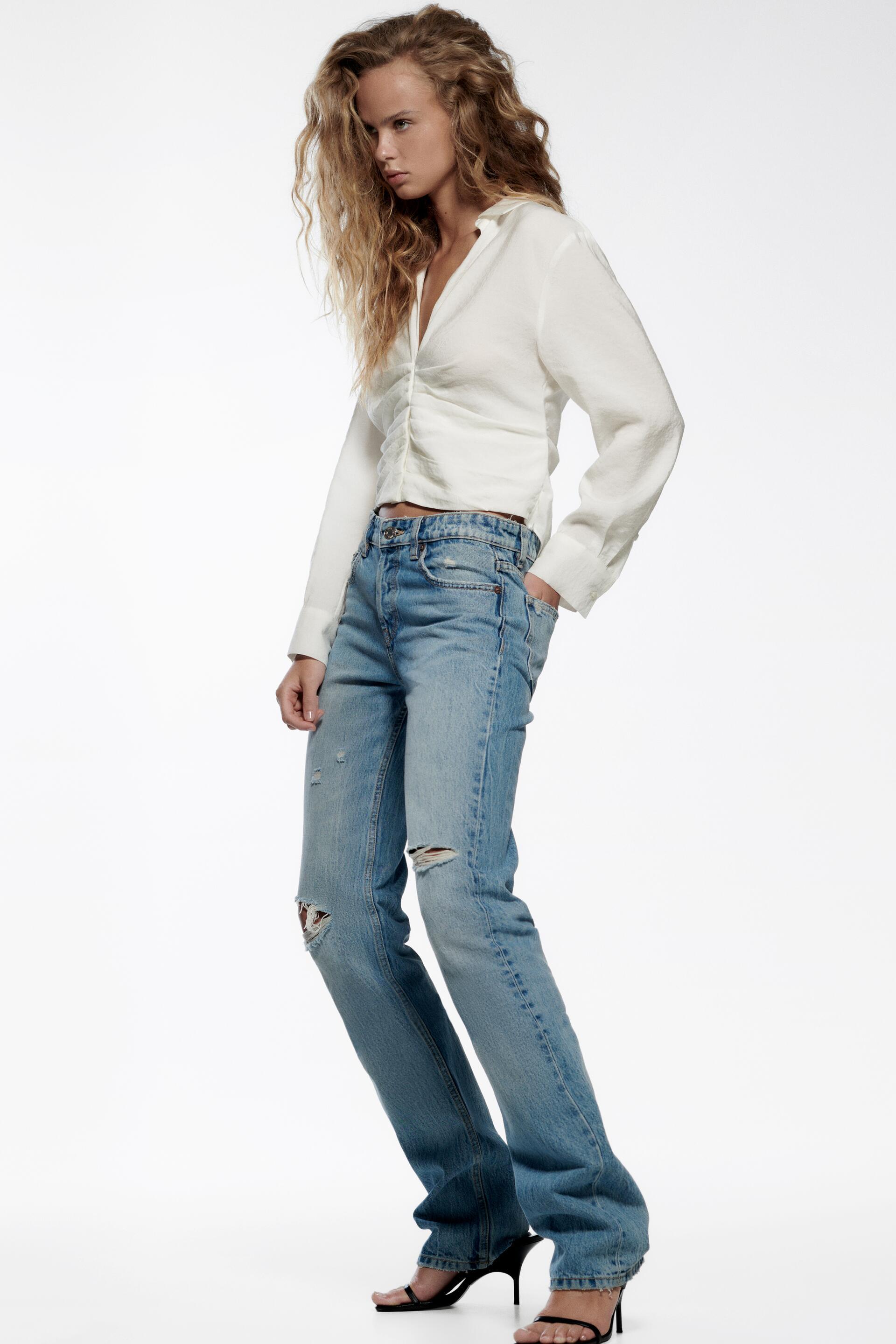 CAMISETA RIB FRUNCES | ZARA España - Canarias / Canary Islands