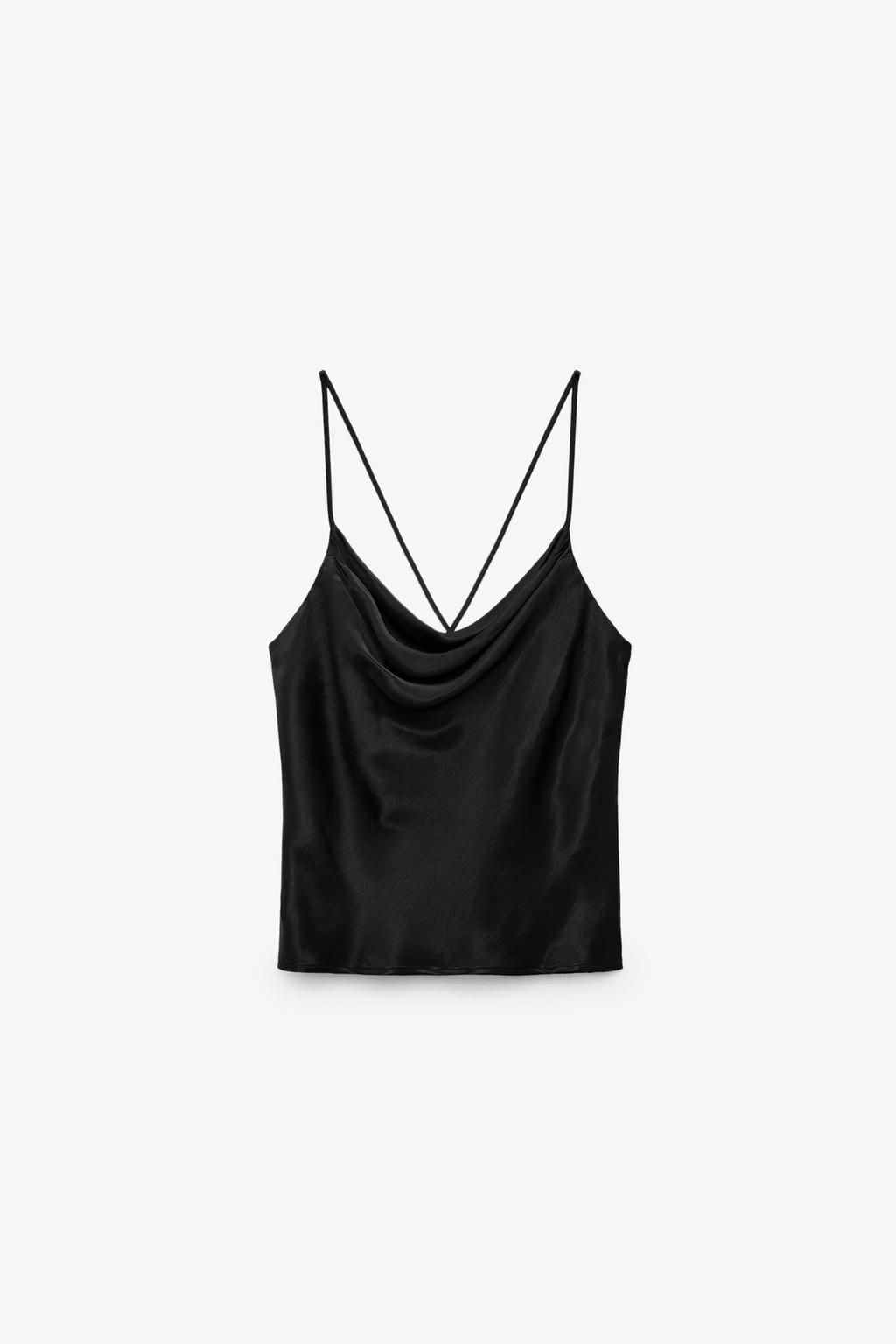 Zara V collar polo ribbed too, Women's Fashion, Tops, Others Tops on  Carousell
