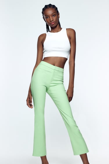 Image 0 of MINI FLARE TROUSERS from Zara