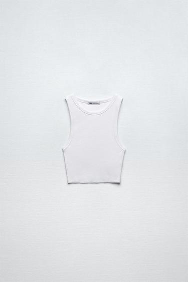 camiseta tirantes zara