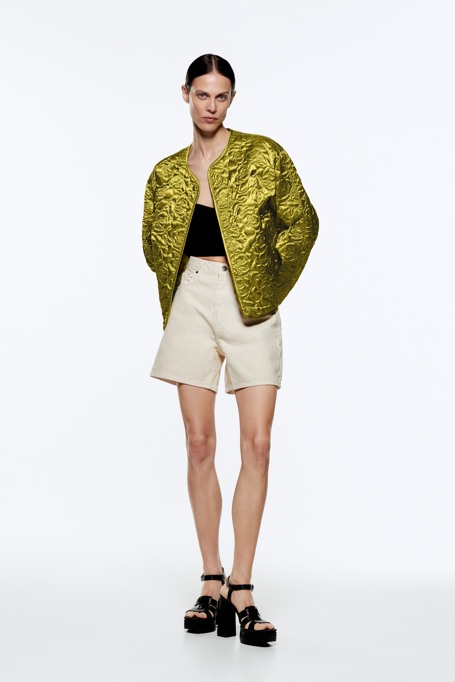 Zara chaqueta verde