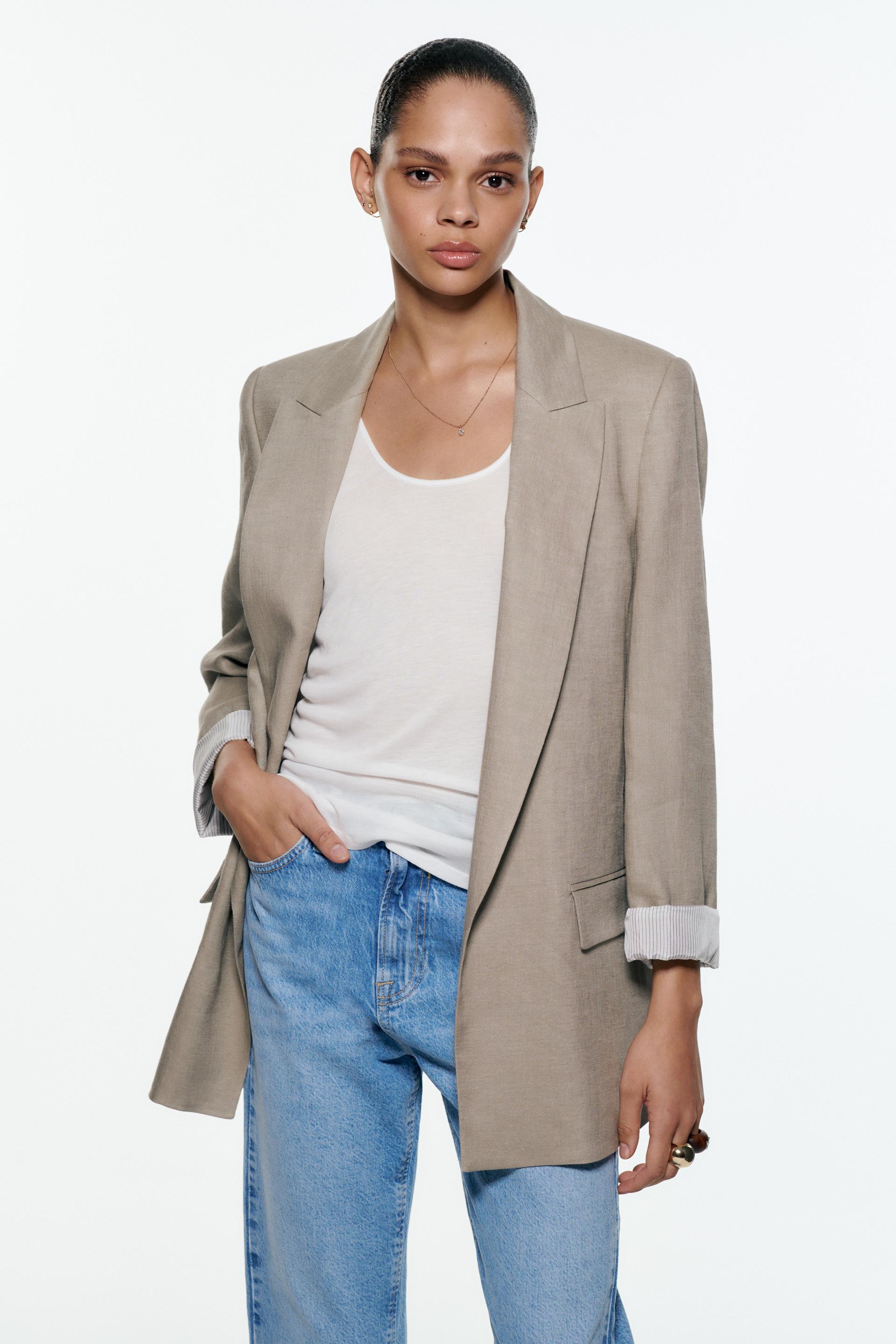 LINEN BLAZER - Beige | ZARA United States