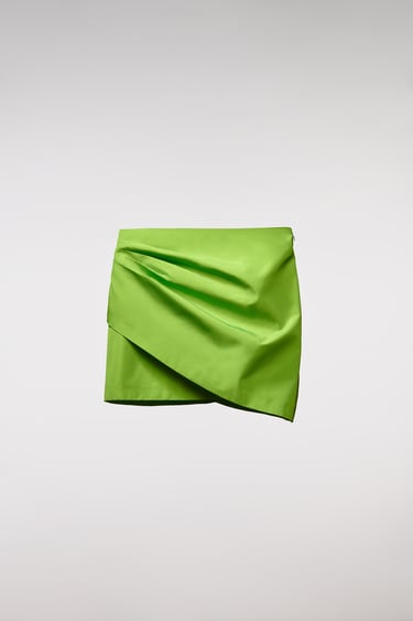 Image 0 of DRAPED SHORT SKIRT - LIMITED EDITION from Zara