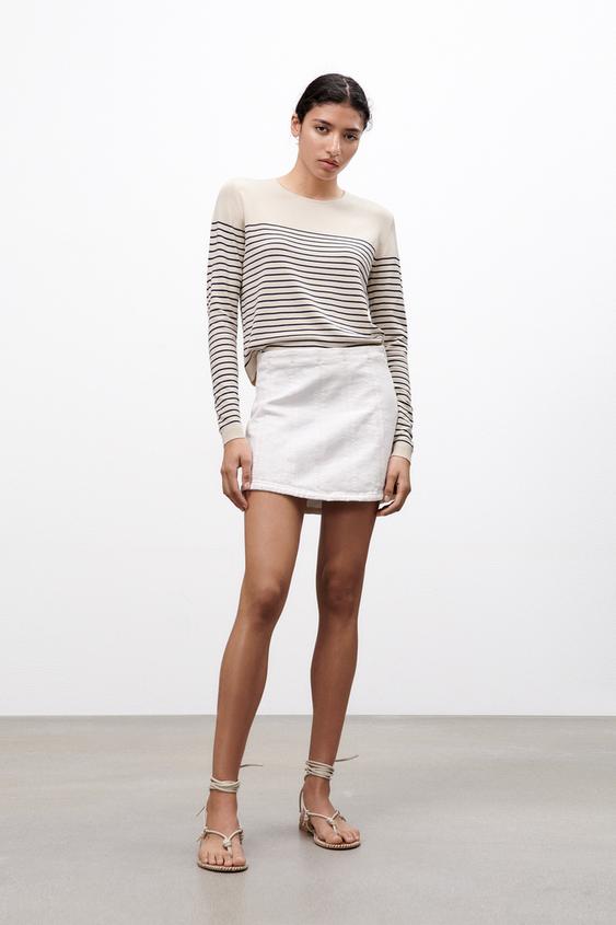 PULLOVER IN MAGLIA A RIGHE - righe | ZARA Italia / Italy