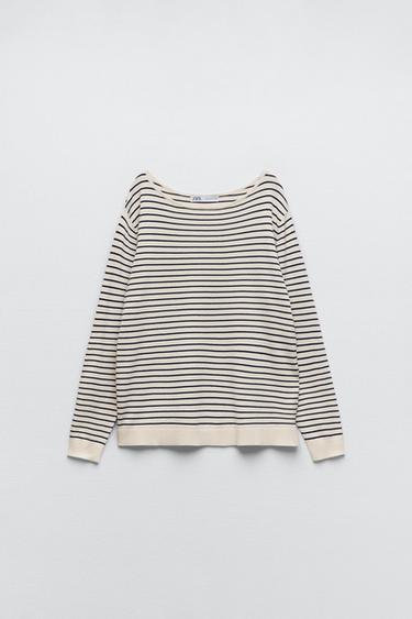 blue sheep jumper zara