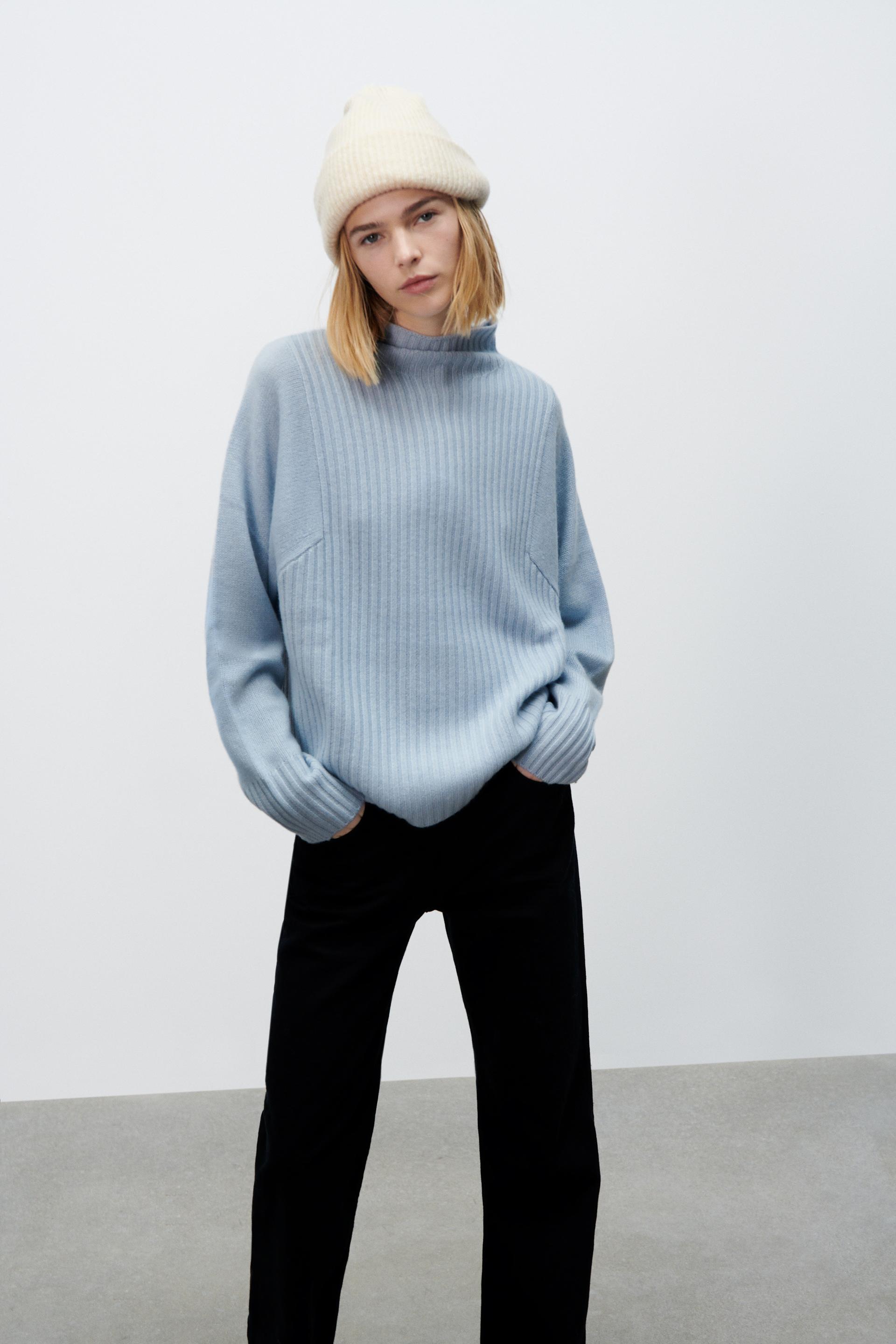 BERRETTO BEANIE IN MAGLIA - Blu | ZARA Italia / Italy