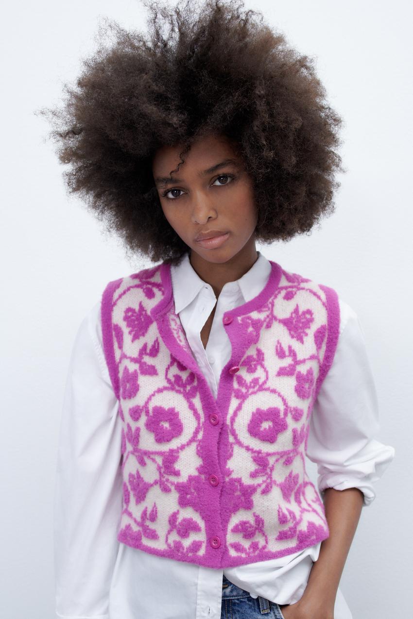 Zara purple vest Clearance