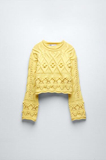 CABLE KNIT SWEATER