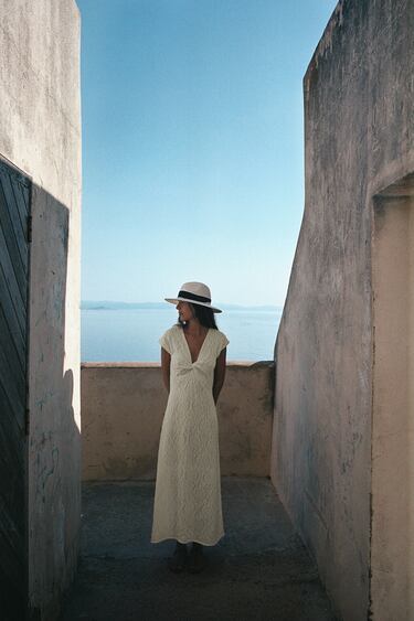 Image 0 of PANAMA-STYLE HAT from Zara