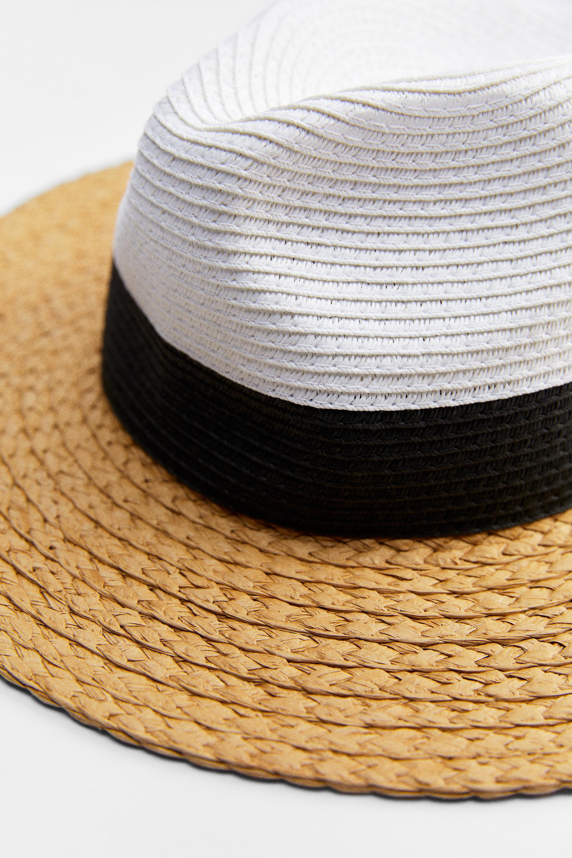 CAPPELLO CON NASTRO A CONTRASTO - Bianco | ZARA Italia / Italy