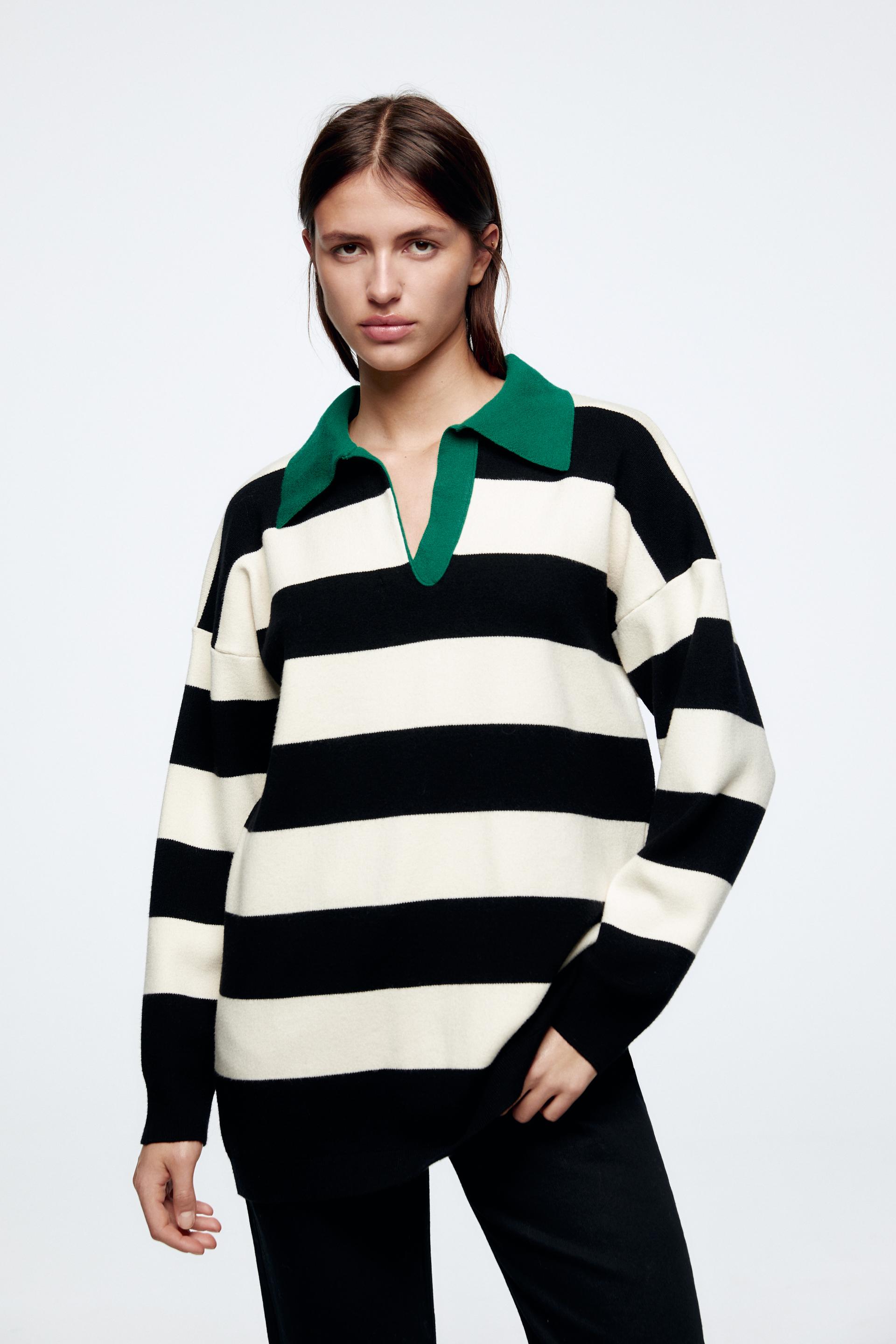 POLO PUNTO RAYAS - Azul | ZARA España