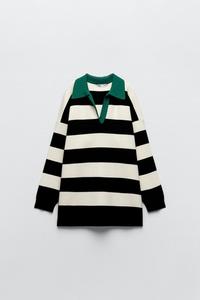 JERSEY PUNTO RAYAS - Negro / Crudo | ZARA España
