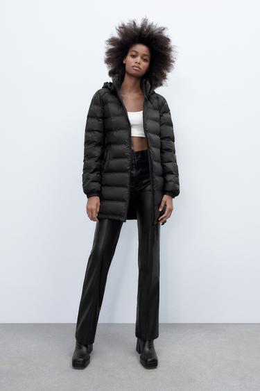 Abrigo acolchado water repellent zara