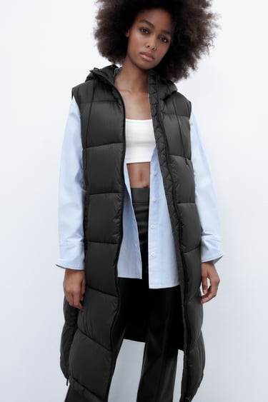 Image 0 of WATER-REPELLENT PUFFER GILET from Zara