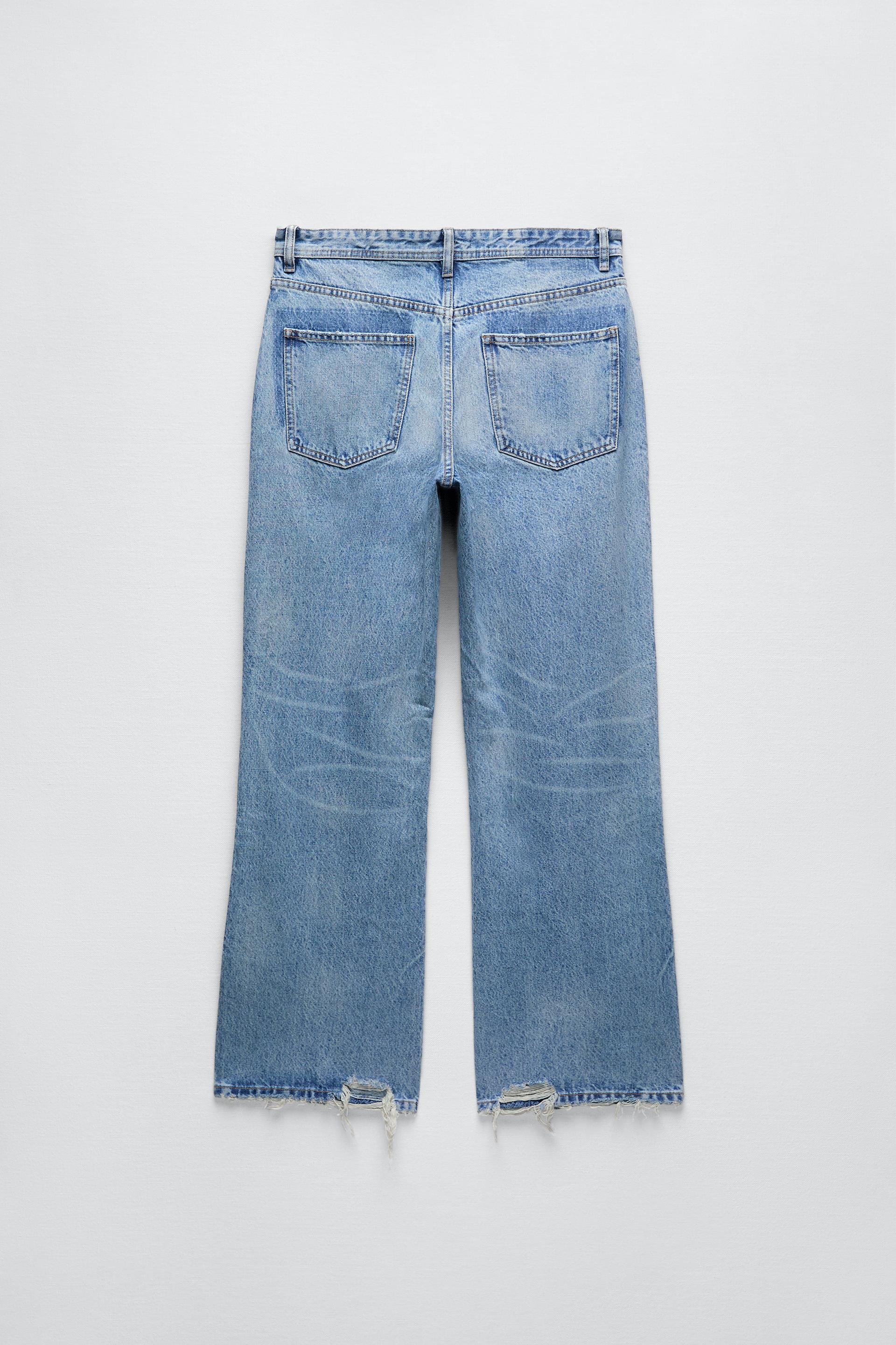 SUPER WIDE-LEG JEANS - Blue | ZARA 