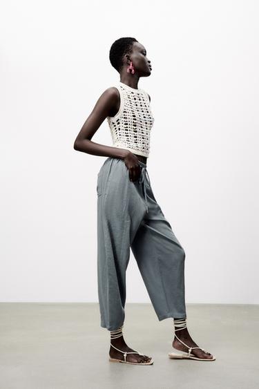 Pantalones rosas de mujer | ZARA España