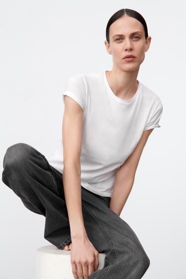 T-shirt Bianche da Donna | Nuova Collezione Online | ZARA Italia