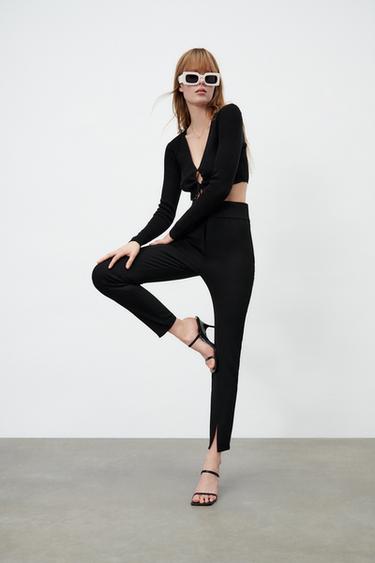 Pantalones Negros de Mujer | ZARA España