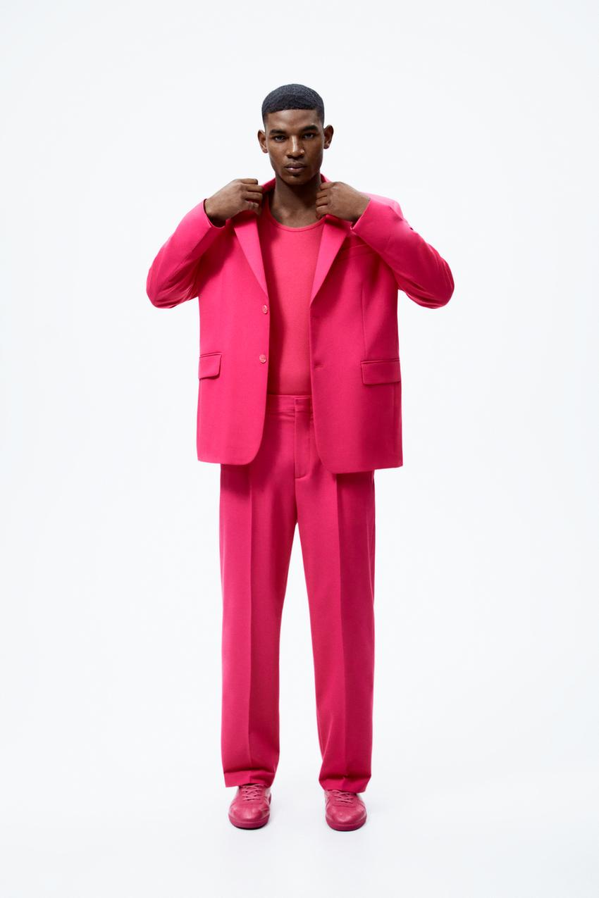 BLAZER DE COSTUME Fuchsia ZARA Canada