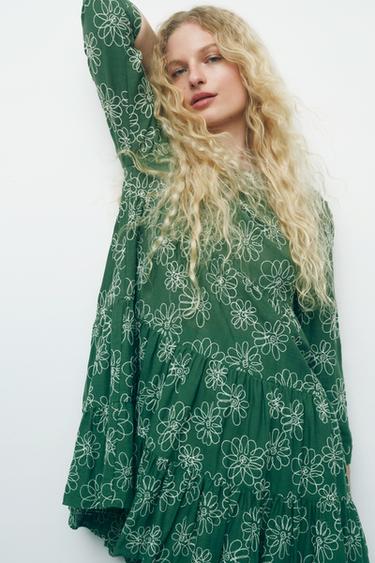 グリーンワンピース ワンピース レディース Zara 日本 グリーンワンピース ワンピース レディース Zara 日本