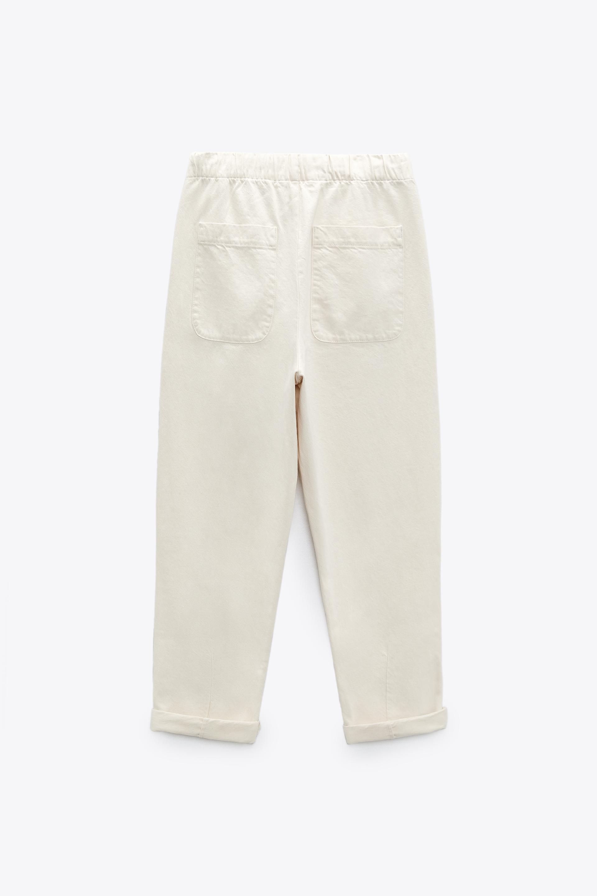 THE CARPENTER PANTS - Ecru | ZARA 