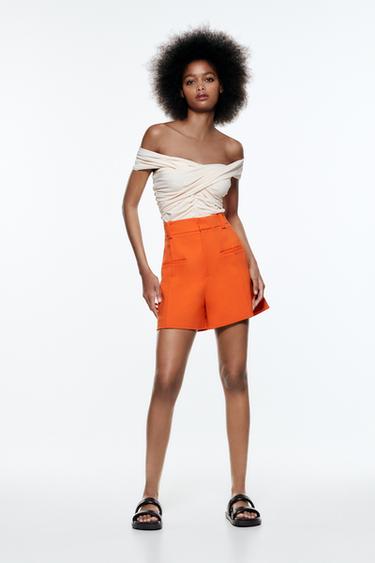 Women S High Waist Short Zara United Kingdom Women S High Waist Short Zara United Kingdom