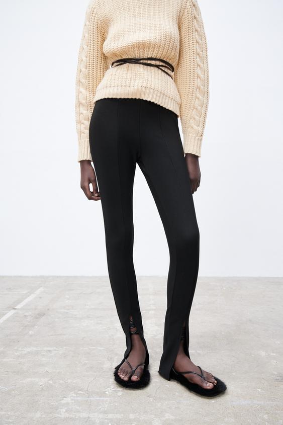 Zara slit leggings Clearance
