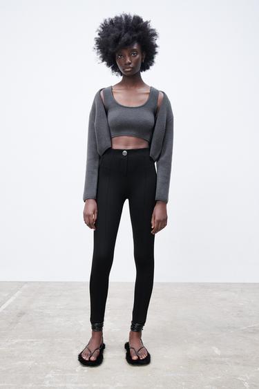 zara thick leggings
