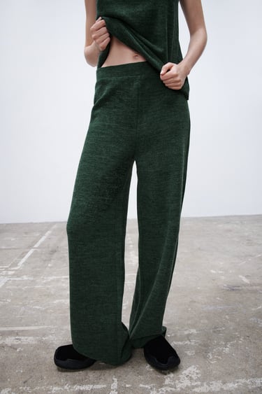 Image 0 of SOFT TROUSERS from Zara