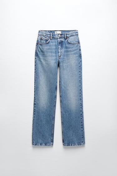 Image 0 of STRAIGHT LEG JEANS from Zara