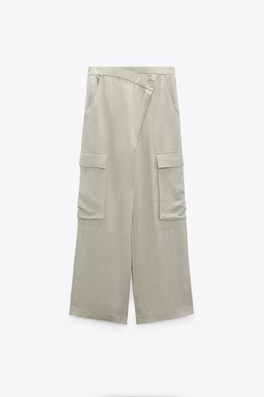 Pantalones anchos y harén de Zara para mujer | FASHIOLA.es
