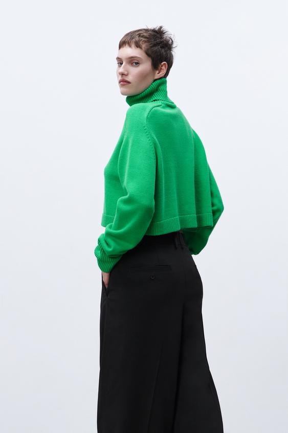 Εικόνα 5 του ΠΛΕΚΤΗ ΜΠΛΟΥΖΑ ΜΕ ΟΡΘΙΟ ΓΙΑΚΑ από Zara