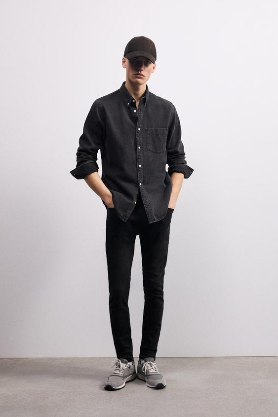 スキニーフィット デニムパンツ カーボン Zara Japan 日本 スキニーフィット デニムパンツ カーボン Zara Japan 日本